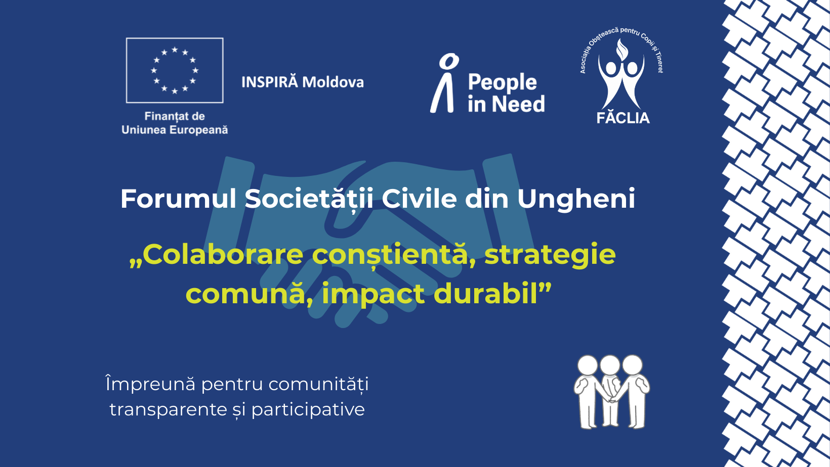 Forumul Societății Civile „Colaborare conștientă, strategie comună, impact durabil”